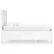 Fortman White Twin Storage Panel Bed
