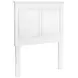 Fortman White Twin Panel Headboard