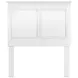 Fortman White Twin Panel Headboard