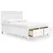 Fortman White Storage Panel Bedroom Set