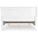Fortman White King Storage Panel Bed