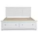 Fortman White King Storage Panel Bed