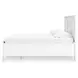 Fortman White King Storage Panel Bed