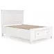 Fortman White Full Storage Panel Bed