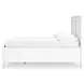 Fortman White Full Storage Panel Bed
