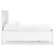 Fortman White Full Storage Panel Bed