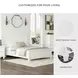 Fortman White Queen Panel Bed