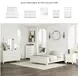 Fortman White Queen Panel Bed