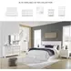 Fortman White King Panel Bed