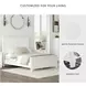 Fortman White Full Panel Bed
