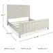 Shaybrock Antique White Queen Panel Bed