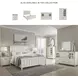 Shaybrock Antique White Queen Panel Bed