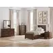 Danabrin Brown 7 Drawer Dresser and Rectangular Mirror