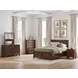 Danabrin Brown 7 Drawer Dresser and Rectangular Mirror