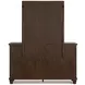Danabrin Brown 7 Drawer Dresser and Rectangular Mirror