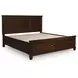 Danabrin Brown Storage Panel Bedroom Set