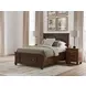 Danabrin Brown Full Storage Panel Bed