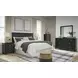 Lanolee Black 7 Drawer Dresser and Rectangular Mirror
