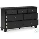 Lanolee Black Panel Bedroom Set