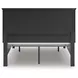 Lanolee Black Queen Storage Panel Bed