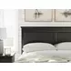 Lanolee Black Queen Storage Panel Bed