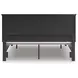 Lanolee Black King Storage Panel Bed