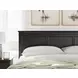 Lanolee Black King Storage Panel Bed