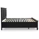Lanolee Black King Storage Panel Bed