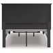 Lanolee Black Full Storage Panel Bed