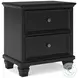 Lanolee Black Panel Bedroom Set