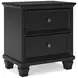 Lanolee Black Storage Panel Bedroom Set