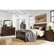 Porter Rustic Brown 7 Drawer Dresser and Arched Mirror
