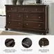 Porter Rustic Brown Dresser