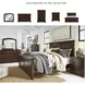 Porter Rustic Brown King Panel Bed