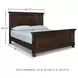 Porter Rustic Brown King Panel Bed