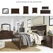 Porter Rustic Brown California King Panel Bed