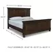Porter Rustic Brown California King Panel Bed