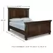 Porter Rustic Brown Queen Panel Bed