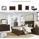 Porter Rustic Brown Queen Panel Storage Bed