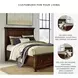 Porter Rustic Brown Queen Panel Storage Bed