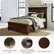 Porter Rustic Brown Queen Panel Storage Bed