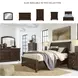 Porter Rustic Brown Sleigh Queen Storage Bed