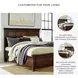 Porter Rustic Brown King Panel Storage Bed