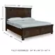 Porter Rustic Brown King Panel Storage Bed