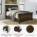 Porter Rustic Brown Queen Sleigh Bed