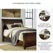 Porter Rustic Brown Queen Sleigh Bed