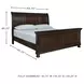 Porter Rustic Brown King Sleigh Bed