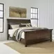 Porter Rustic Brown King Sleigh Bed