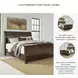 Porter Rustic Brown California King Sleigh Bed