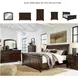 Porter Rustic Brown California King Sleigh Bed